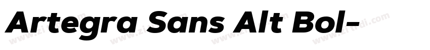 Artegra Sans Alt Bol字体转换 Artegra Sans Alt Bol字体转换